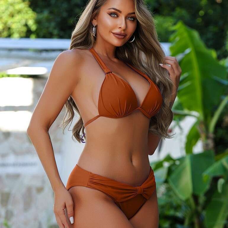 2025 Split Bikini Sexy Swimsuit Female Conservative Hairdressing Designer Swimsuit Bathing Suits Designer Bathing Suit Thong Underwears Woman New Prod