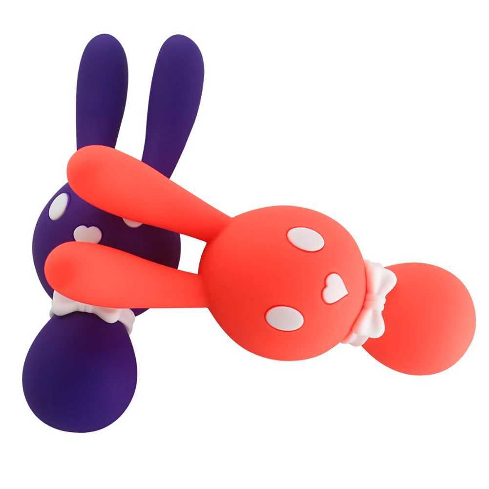 Women Masturbation Big Rabbit Ear Vibrator Stick G-spot Clitoris Massager Toy Sex Toys for women G Spot MassagerXJ250218