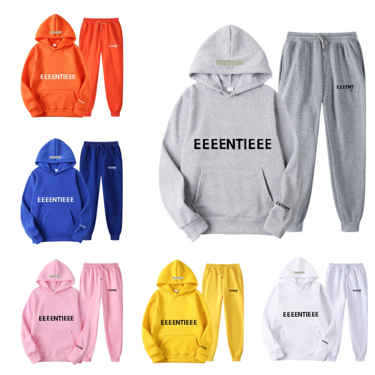 Designer Mens Tracksuit Women Hoodie Sets 2 piece set Clothing Sporty Spring Autumn Fashion Sports Sweatshirt Sweatpants Pullover Hooded Tracksuts Size S-3XL