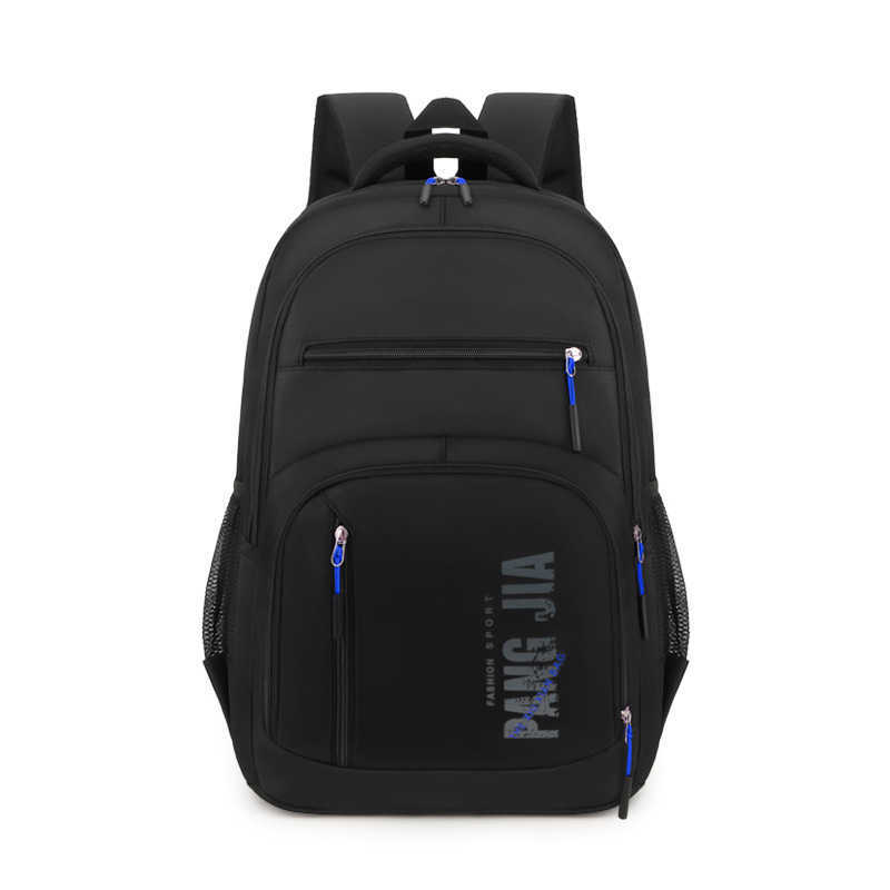 New Backpack For Junior High School Students Mens Fashionable Large Capacity Outdoor Travel Business Backpack Day Backpack Travel Bag 241225