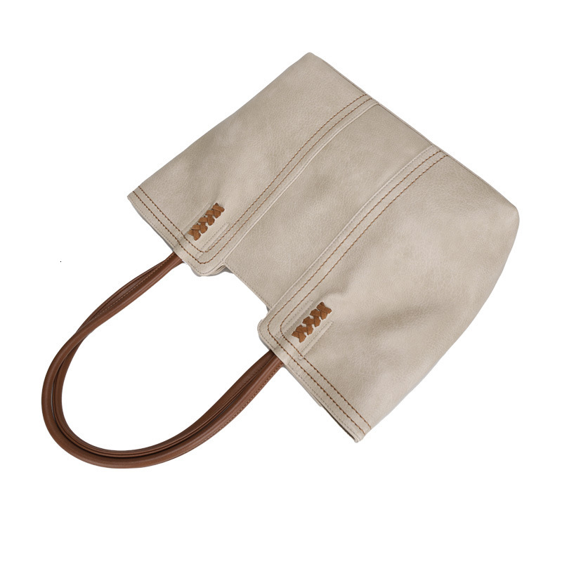 Designer Designer Korean Version 2024 New Fashionable, Atmospheric, Simple Tote Large Capacity Mother And Child Bag, Women's Single Shoulder Hand