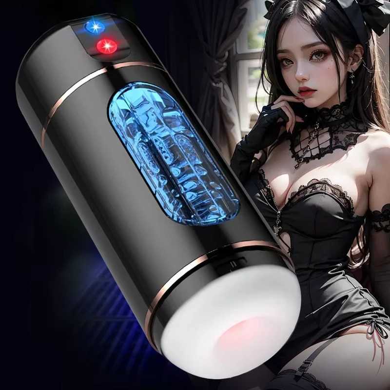 Sex Toy for Men Masturbator Cup Automatic Sucking Male Masturbator Vibration Blowjob Machine Sex Machine Penis Oral Machine W250218