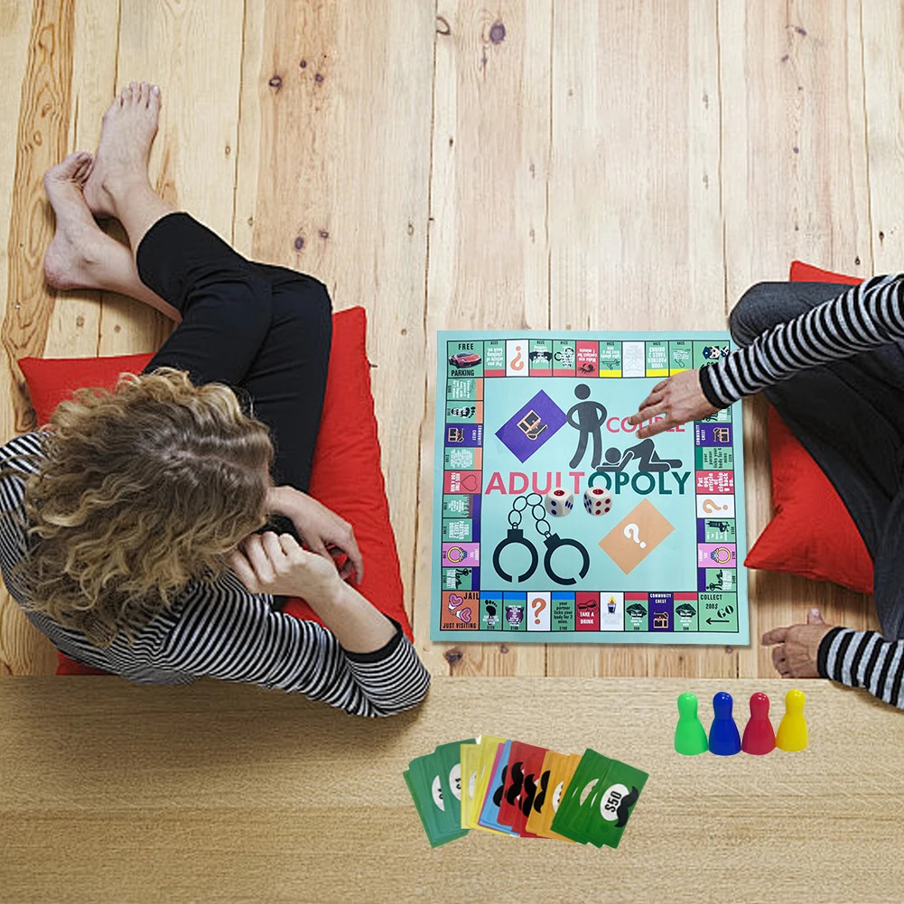 Adultopoly Board Game Date Night Couple Game Funny Relationship Card Game Portable Couple Game Valentines Gifts for Him Her 250218