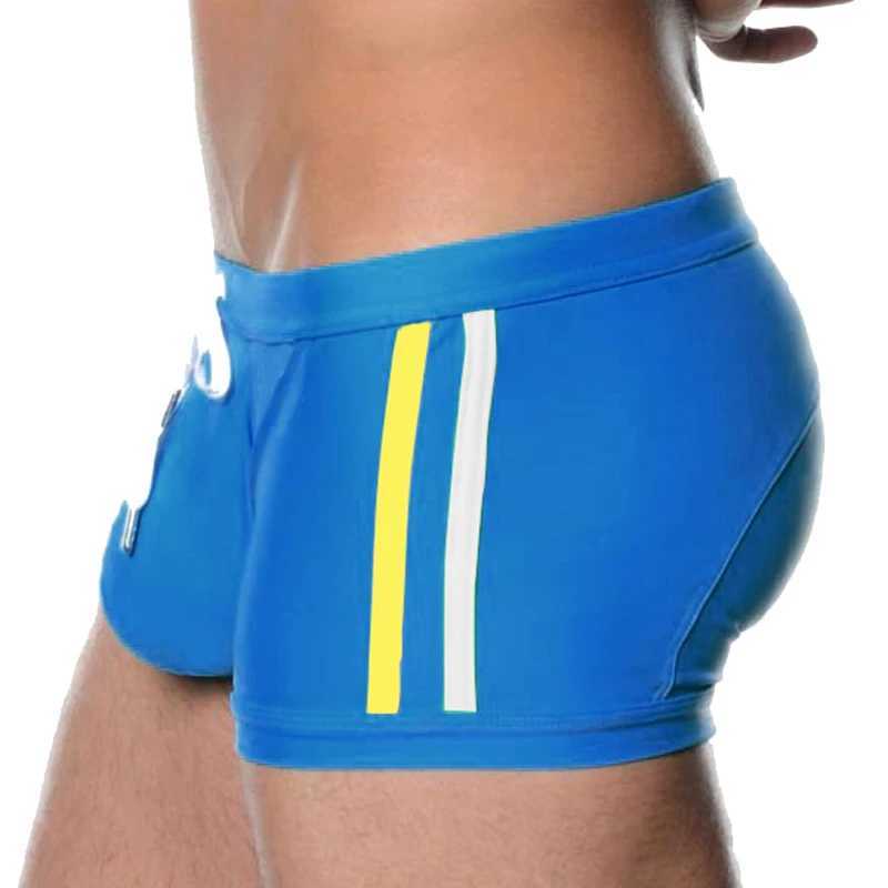 New Arrival Sexy Swimwear Mens Nylon Quick Dry Surfing Board Shorts MaLE Sport Beach Swimming Trunks Pouch Bathing Swimsuits Z260313