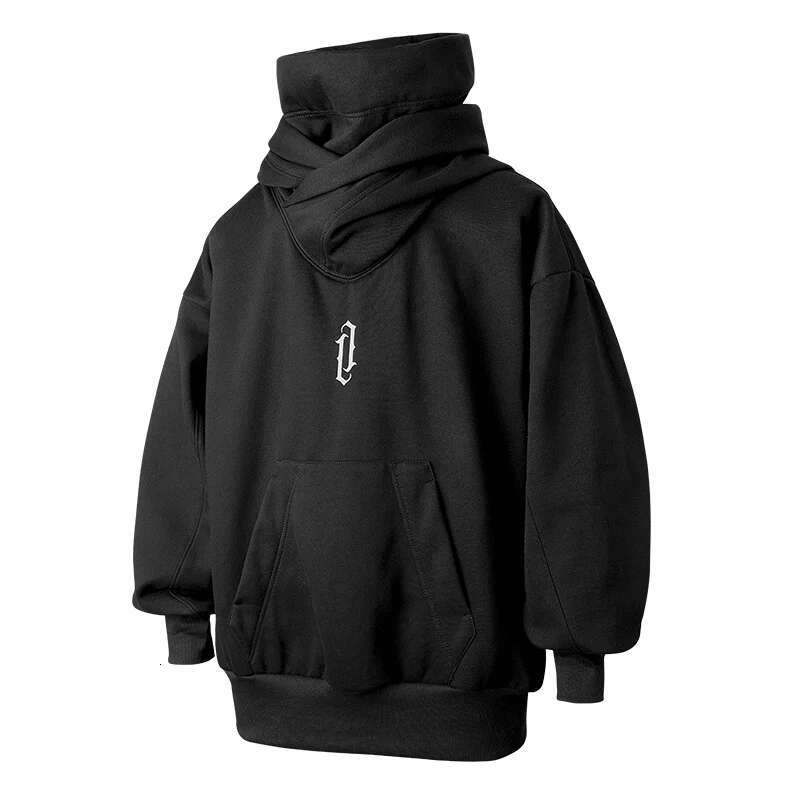 Unisex Autumn Winter collar loose hooded Men's clothes Haruku High Street streetwear oversize Sweatshirt hoodie Hiphop