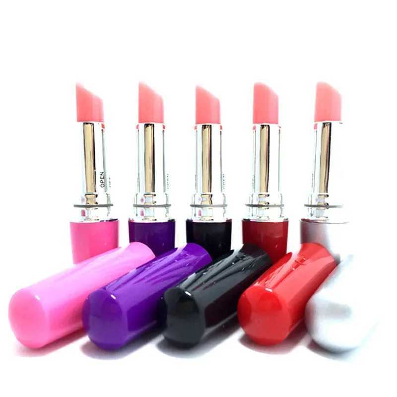 1PCS Multicolor Discreet Mini Lipstick Vibe G-Spot Clitoris Stimulator Vibrator Masturbator Mini Sex Toys for WomenXJ250218