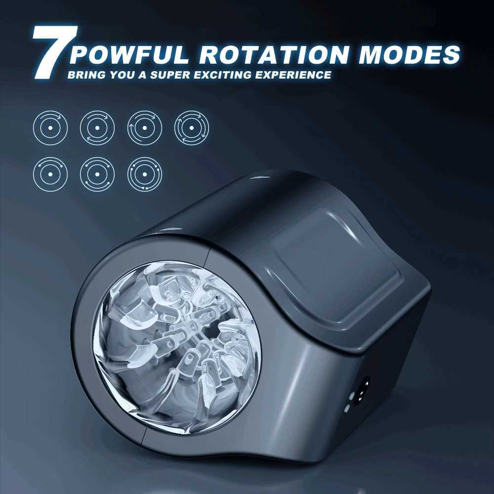 Automatic Male Telescopic Thrusting Rotating Vagina Blowjob Real Equipment Sucking Machine Masturbator Cup Adult Sex Toys for Me W250218