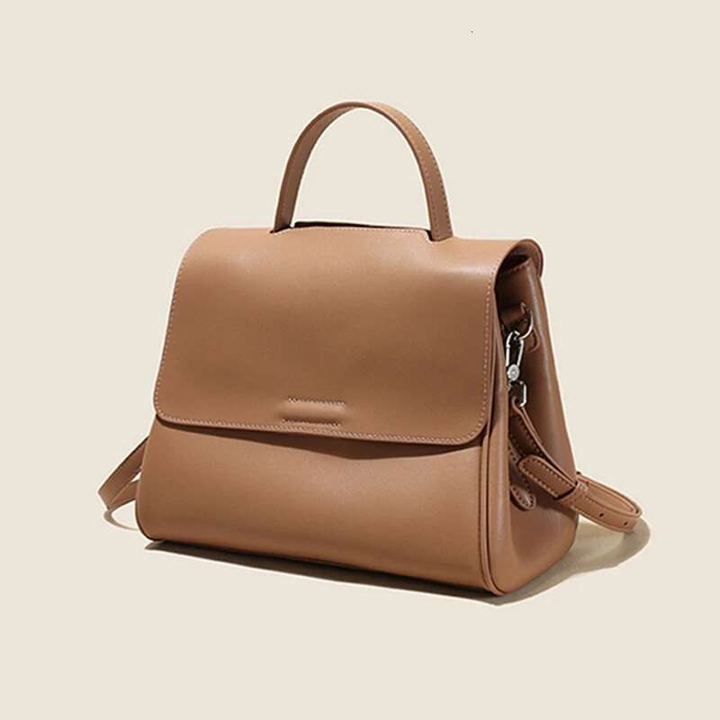 Hifashion Cowhide Genuine Leather Tote Shoulder Bags For Women 2024 Trend Designer Large Capacity Messenger Work Ladies Handbags