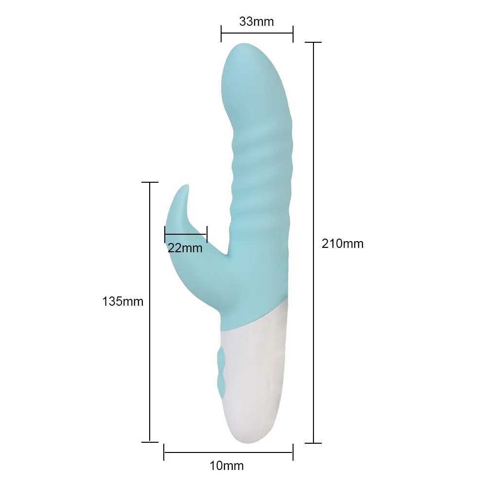 G-Spot Clitoris Stimulator Female Masturbation Sex Toys for Women Vibrator Wand Vaginal Massager USB Rechargeable Adult ProductsXJ250218