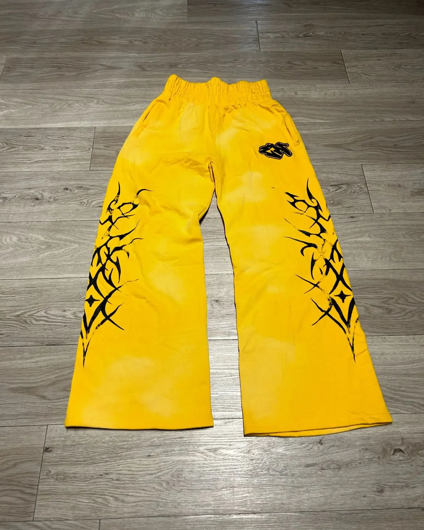 Y2k Gothic Hip Hop Casual Pants Jogger Harajuku Loose Elastic Waist Cotton Straight Trousers Men Women Gym Sweatpants Streetwear 250217