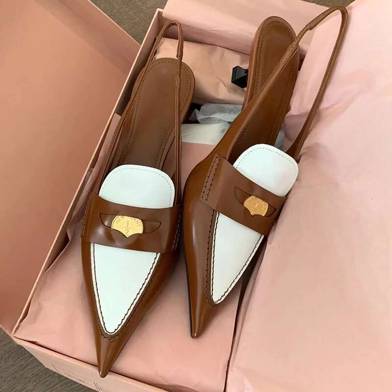 2022 New Mixed Color Sgback Pumps Cat Pointed Toe Stiletto Heel Shoes For Women