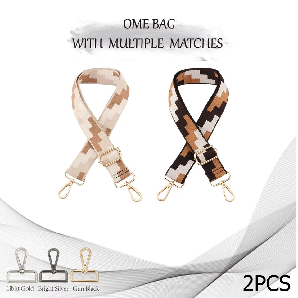 3.8CM Handbag Straps For Crossbody Adjustable Bag Belt For Bag Accessories Handbag Belt Wide Nylon Shoulder Bag Straps 250214