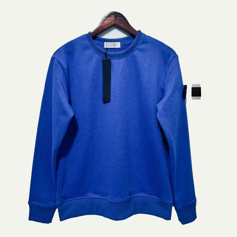 Round Neck Hoodie Men's Solid Color High Street Plus Version Versatile Casual Top