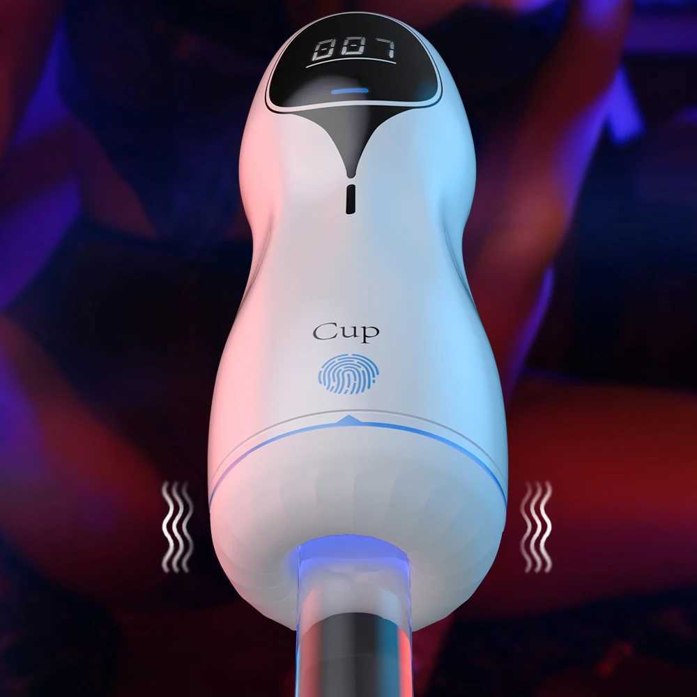 Automatic Sucking Male Mastubator Blowjob Masturbation Equipment Machine Sex Toys Adult Goods for Men Man Masturbators Cup W250218
