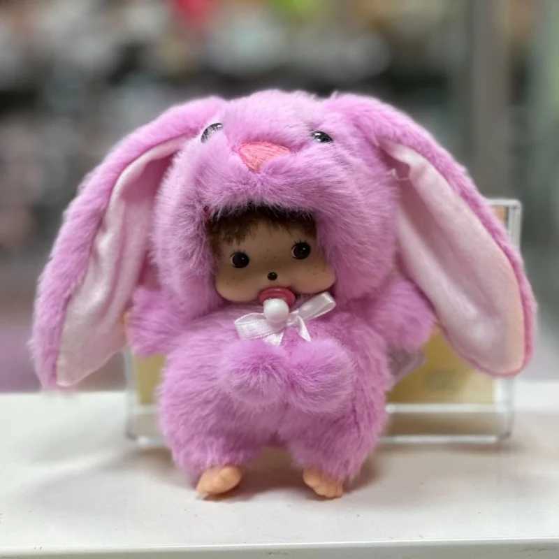 2025 New In Stock 15cm Monqiqi Kaii Doll Bag Pendants Plush Toy Hand Puppet Children Cute Gift Birthday Festival GiftsXJ250218