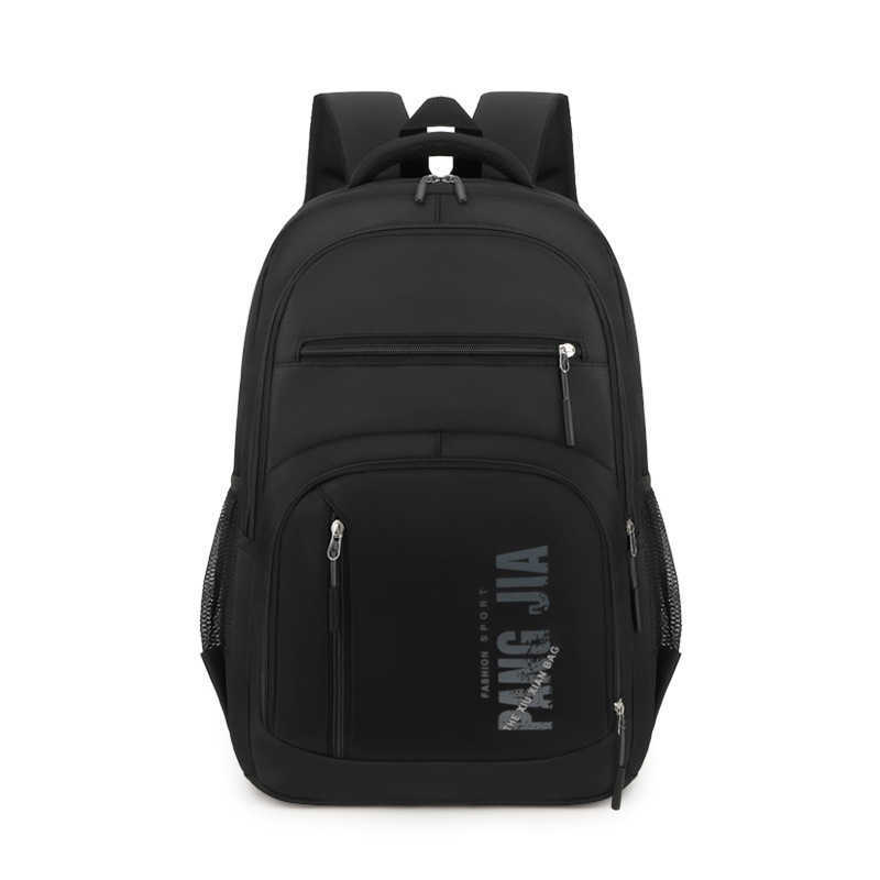 New Backpack For Junior High School Students Mens Fashionable Large Capacity Outdoor Travel Business Backpack Day Backpack Travel Bag 241225