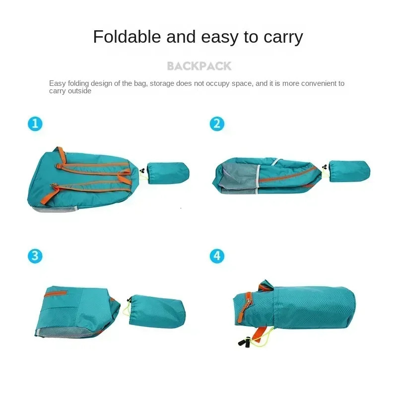 25L Light Folding Waterproof Unisex Hiking Fitness Camping waterproof Climbing Travel Bag Outdoor Sports Leisure Backpack 250118