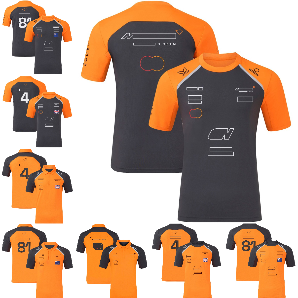 Upgrade 2025 F1 Team Polo Shirt Formula 1 Driver Set Up Racing Official Jersey Men Women Classic Yellow Race T-shirt Tops