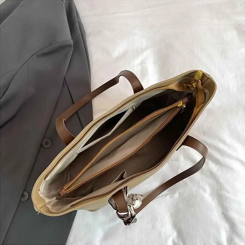 Womens BagNiche Woman Bag Summer Black Handbag Large Capacity Shoulder Tote Bag Handbags bolsa 250206