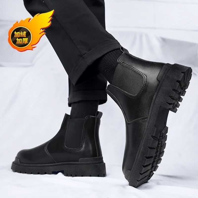Ankle Boots Casual Sneaker Casual Shoes Leather Shoes Male Sneakers Loafers Sports and Leisure Work Wear Mens Autumn SneakersXJ250217