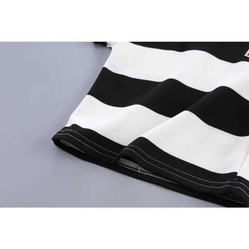 0-4 year old boy POLO shirt set baby boy stripe short sleeved summer T-shirt+2 shorts Boys lapel striped short sleeved W250218