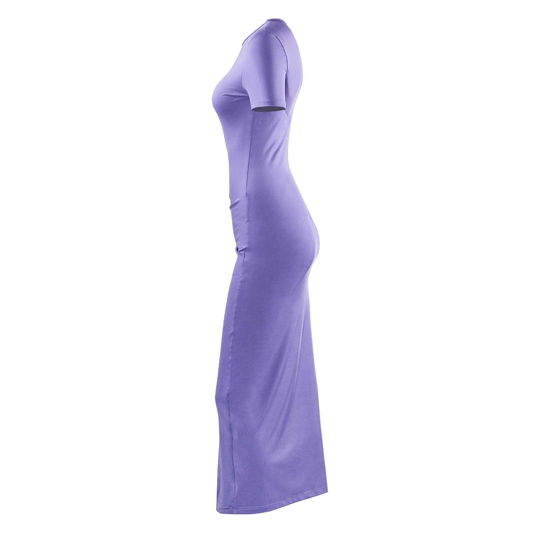 Basic Casual Dresses Short Slve Pleated Bodycon Dress Womens Round Neck Bandage Mini Dress Autumn Bodycon Stretch Party Dress H25217