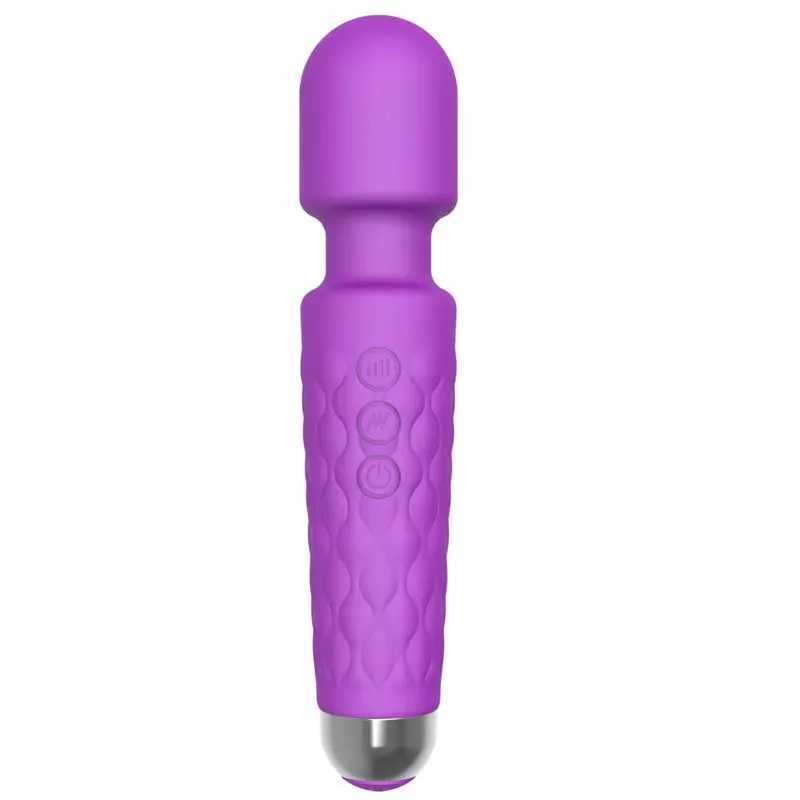 20-Frequency Strong Vibration Stick Female Sex Rider AV Vibrator Masturbation Massage Stick Sex Adult Sex ProductsXJ250218