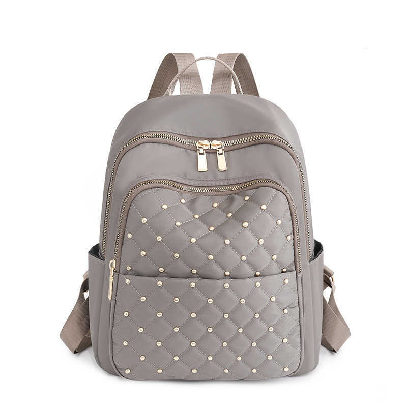 Womens backpack new Fashion white travel backpack casual niche backpack womens bag
