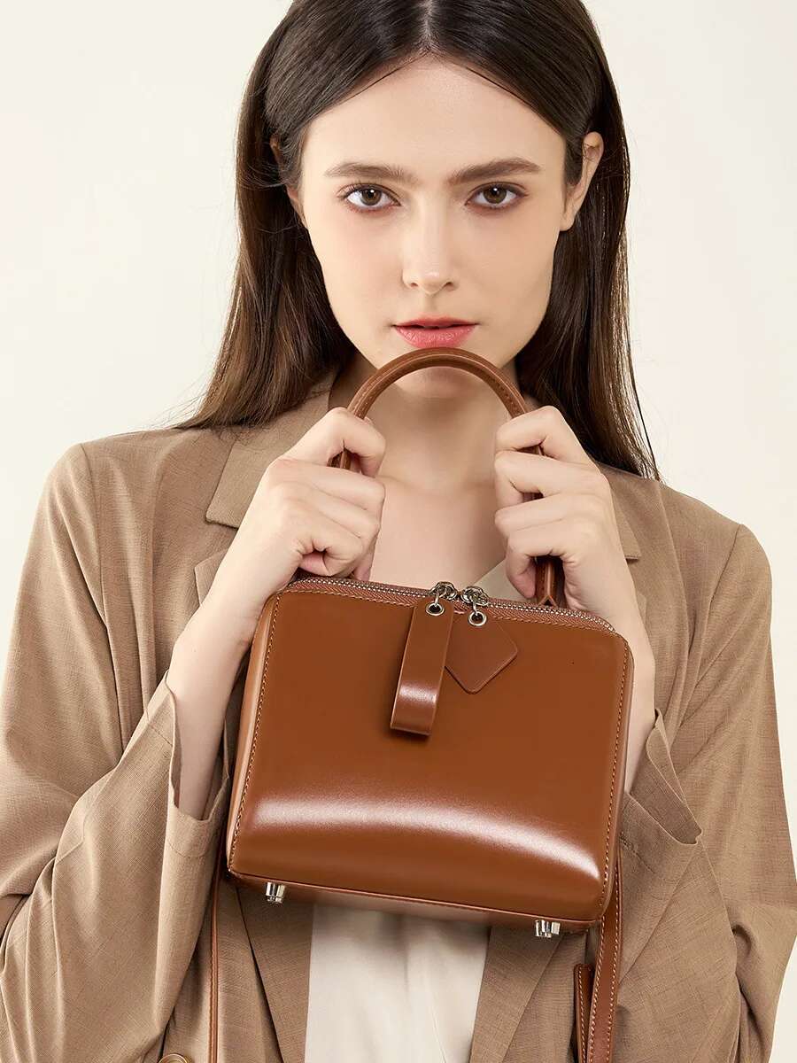 YANATARI Mini Summer Crossbody Bags Genuine Leather Woman 2024 Handbag Minimalist Shoulder Bag