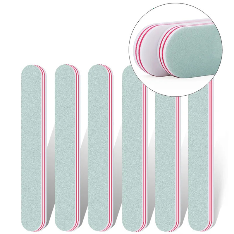 50/100Pcs Nail Buffers Blocks With Different Grits 600 3000 Sanding Nail Art Tips Tool File Washable Accessories Manicure Buffer 250214