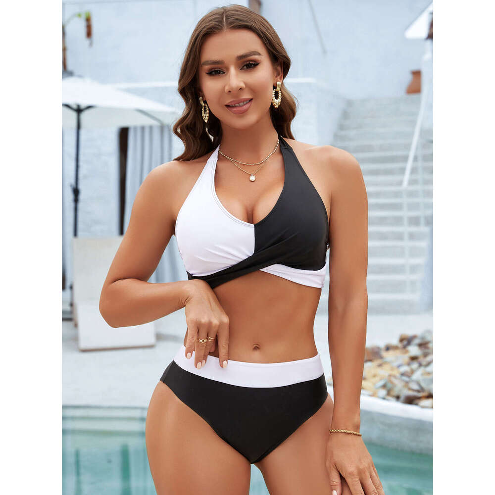 2025 New Swimsuit Multi Color Choice Chest Cross Bikini Two Piece Set Bikini Designer Women Swimsuit Bathing Suit Swimsuit New Product New Arrival