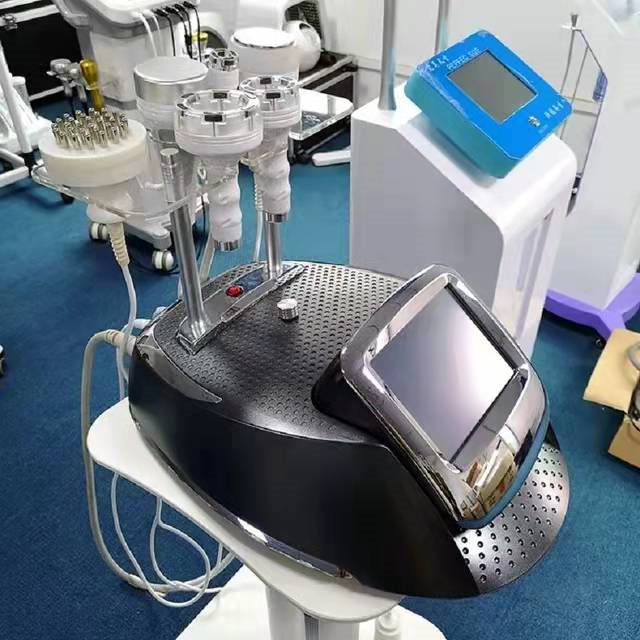 5D 6 in1 Ultrasound 80K Cavitation RF Ultrasonic Vacuum Slimming Radio Frequency Massager Skin Care Device Health Machine