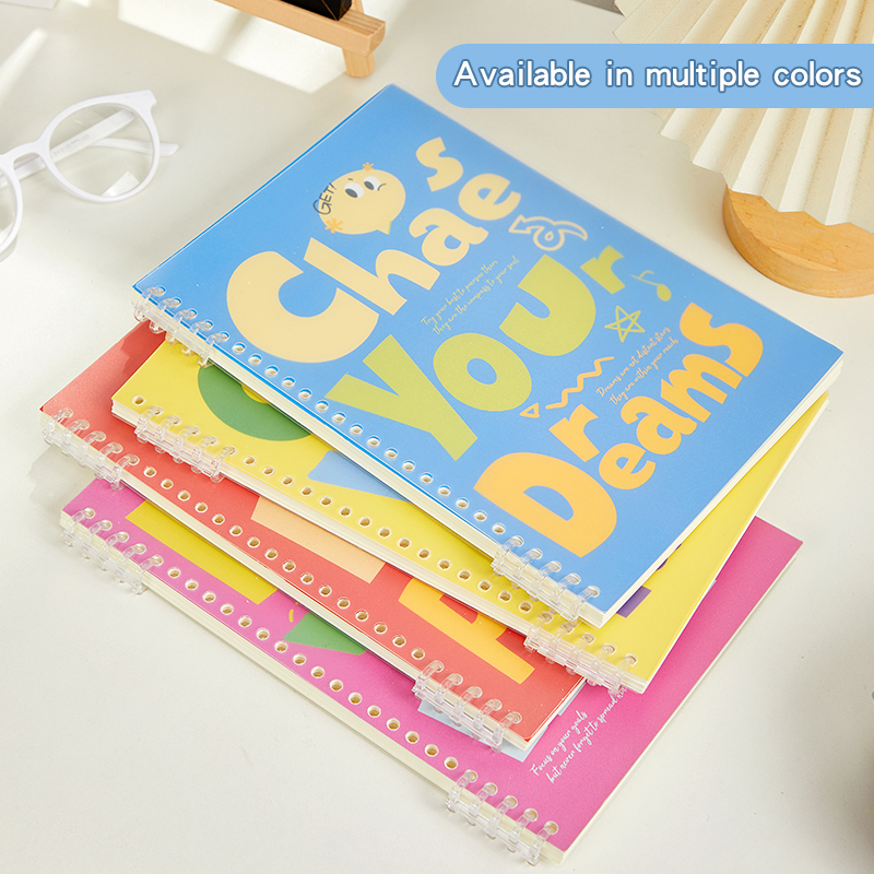 College-Ready Multicolored A5/B6 Notebooks Flexible Pages for Easy Writing