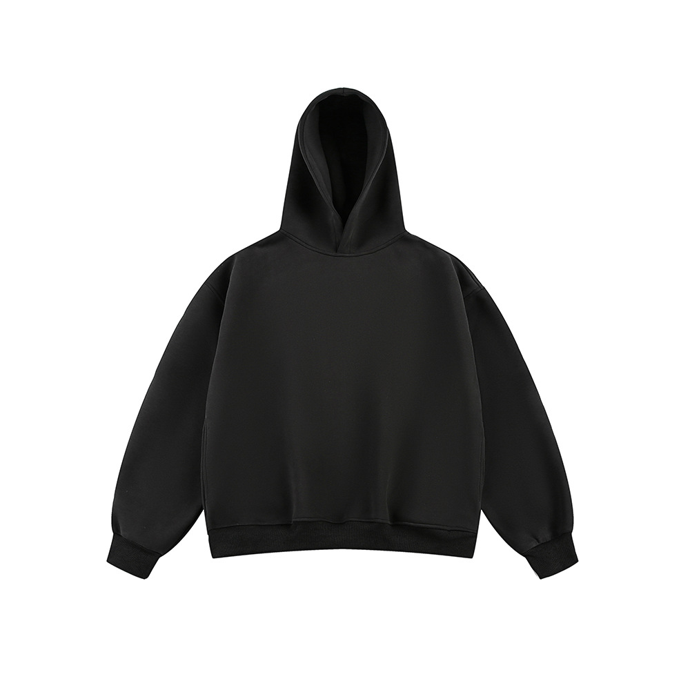 MM02171 Solid color hooded sweatshirt men 2025 spring cleanfit heavy loose hoodie