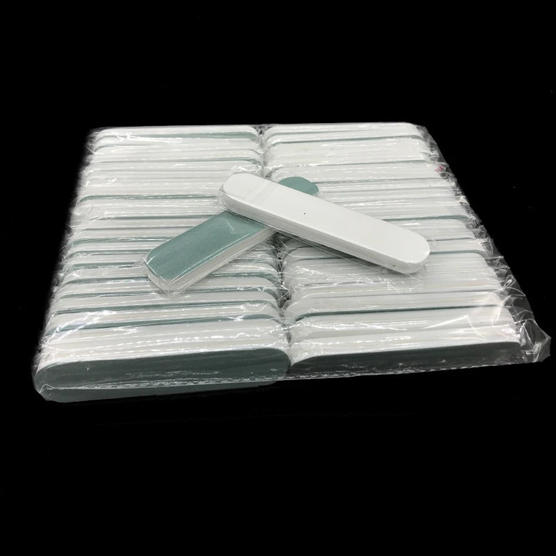 100pcs/lot Nail Buffer Block Polishing UV Gel Nail Polisher Manicure Pedicure Tools Nail Care 600/3000 Grit Ongles Accessoires 250214