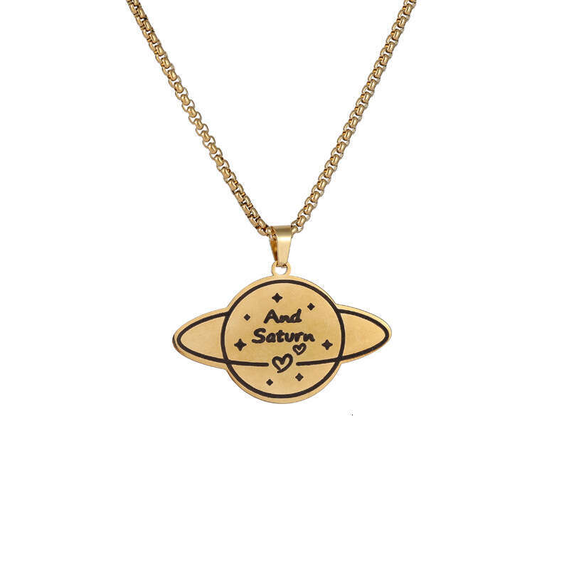 Hot selg stainless steel star moon couple necklace for men and women Qixi Valentine's Day gift pendant