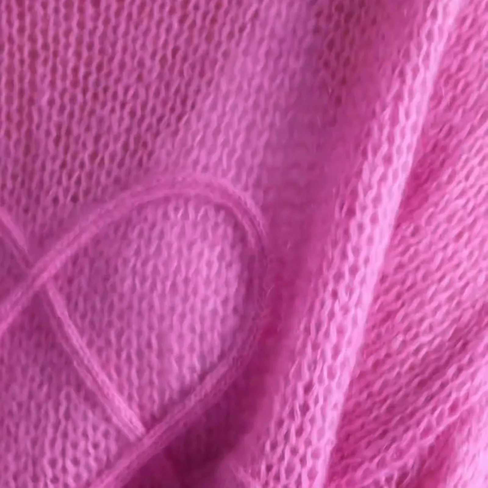 Rainbow Striped Oversized Loose Fit Sweater Pullover Long Sleeve Fall Casual Knit Tops Sweater Chunky Round Neck Jumpers X250218