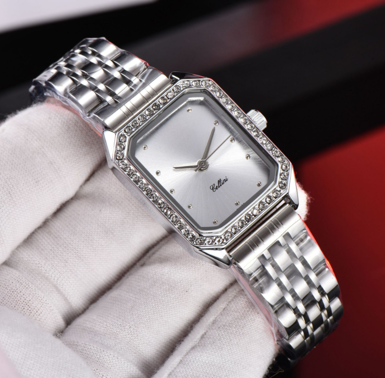 luxury womens watch diamond bezel 27mm steel strap designer lady wrist watches for women's Christmas Valentine's Mother's Day Gift high quality