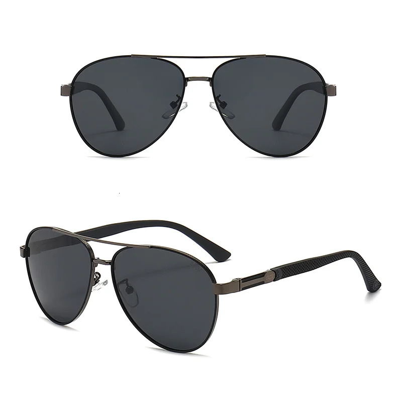 GCV mens/womens retro aluminum polarized sunglasses classic sunglasses coated lens driven glasses 250213