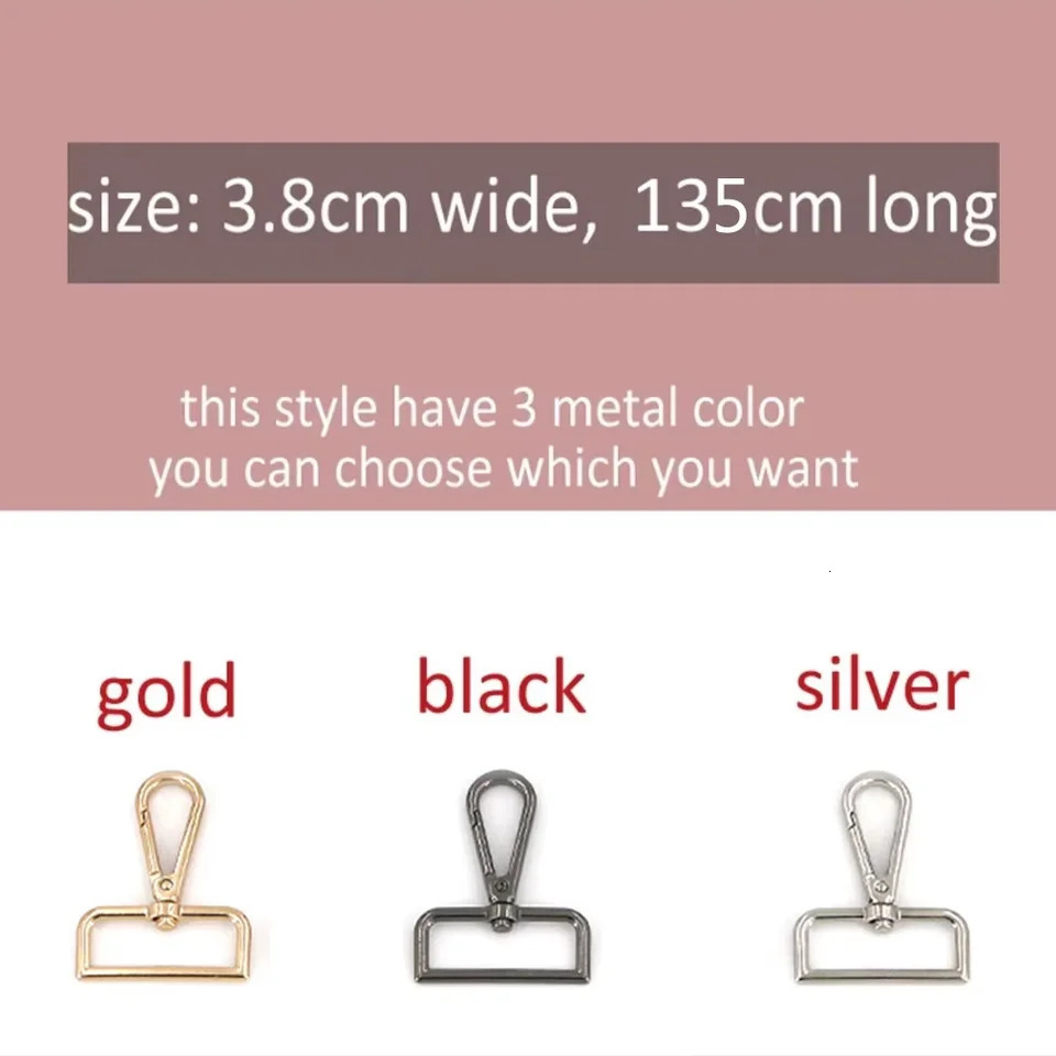 3.8CM Handbag Straps For Crossbody Adjustable Bag Belt For Bag Accessories Handbag Belt Wide Nylon Shoulder Bag Straps 250214