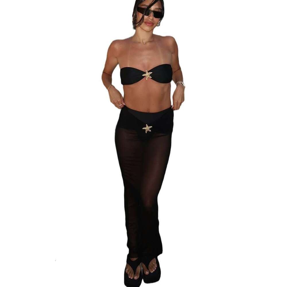 Three Piece Set 2025 New Sexy Bikini Split Women's Swimsuit Beach Skirt Designer Bathing Suits Women Gt Cut Bikini Designer Bikini Sexy Swim Suit