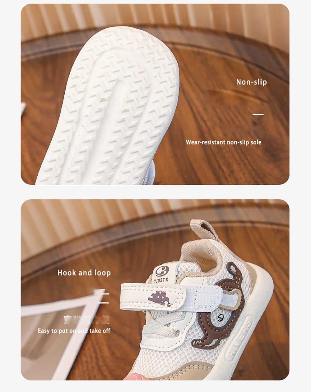 PU Leather Toddler Shoes For Kids Boys Mesh Breathable Kid Sneakers Ergonomics Soft-soled Boy Child Sneakers For Girls Z250217