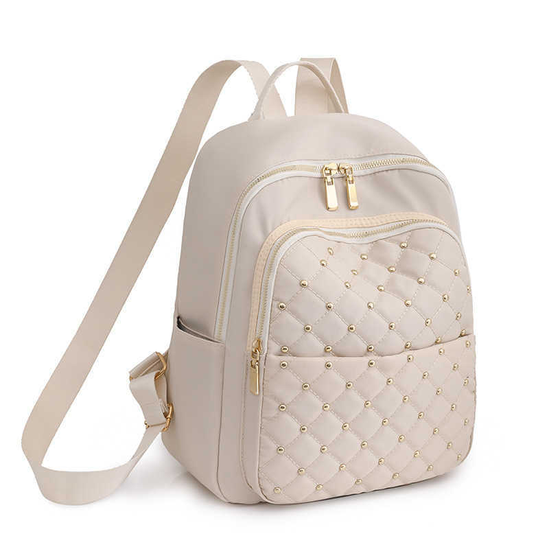 Womens backpack new Fashion white travel backpack casual niche backpack womens bag