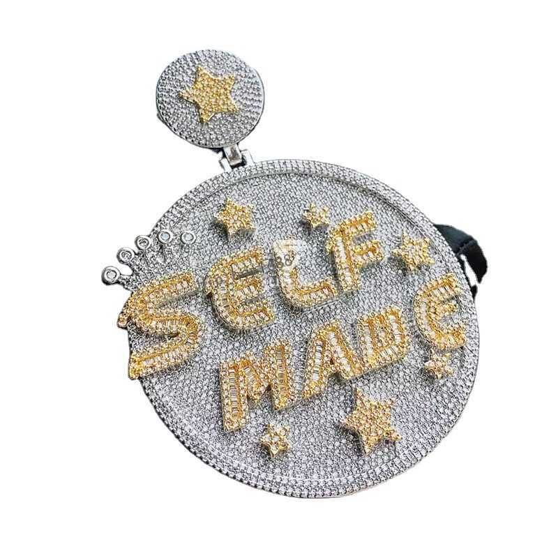 Lifeng Jewelry S925 Silver Iced Out Pendant Custom Name 925 Sterling Solid Gold Moissanite Pass Diamond Tester Letters Charm