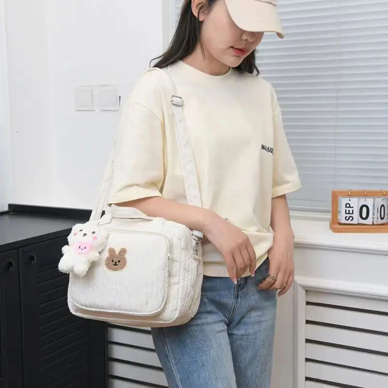 Cotton Mommy Bag Diaper Bags for Baby Cute Handbags Baby Items Organizer Nappy Caddy Bag Maternity Pack Mother Kids 250218