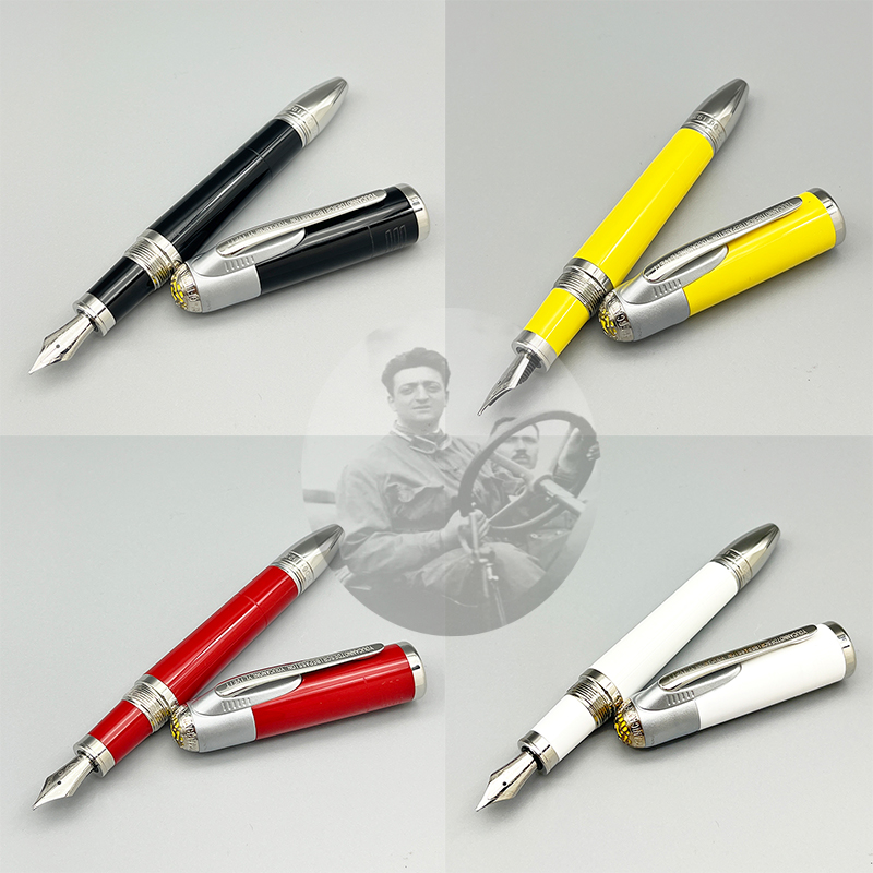 MONT Special Collection Enzo Fer-i Famous Figure Fountain Rollerball pen 4 Colors op Office School Writing stationery