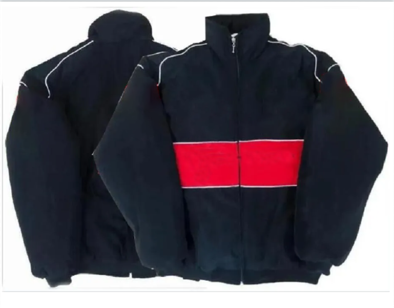 2025 New Racing Jacket Fully Embroidered Team Workwear Same Customisation