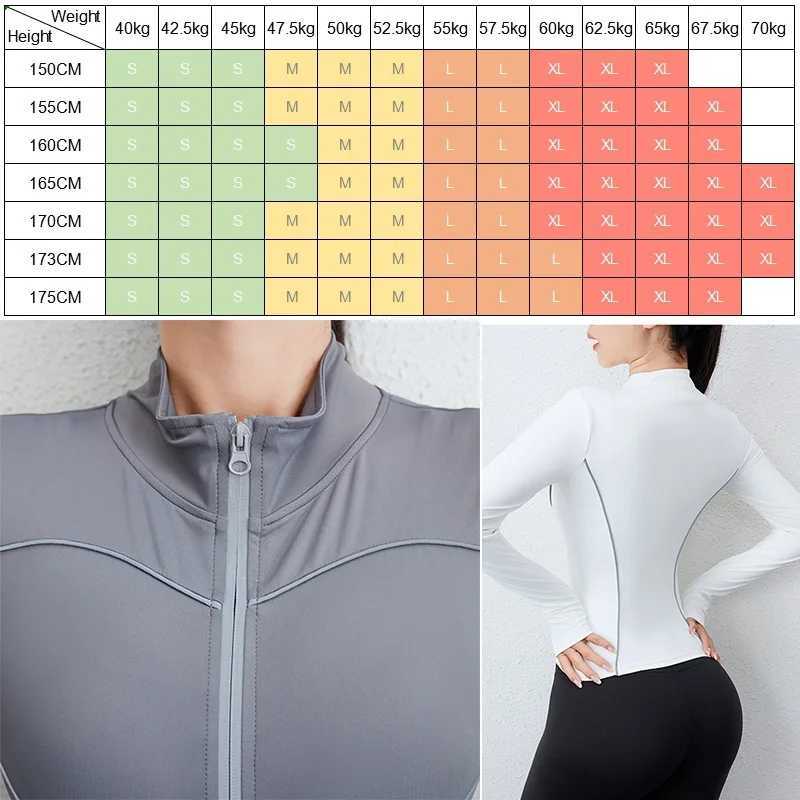 Active Shirts Tees Cloud Hide Slim Fit Sports Jacket for Women XXL Long Slve Shirts Gym Coat Running Fall Winter Workout Zipper Top H25218