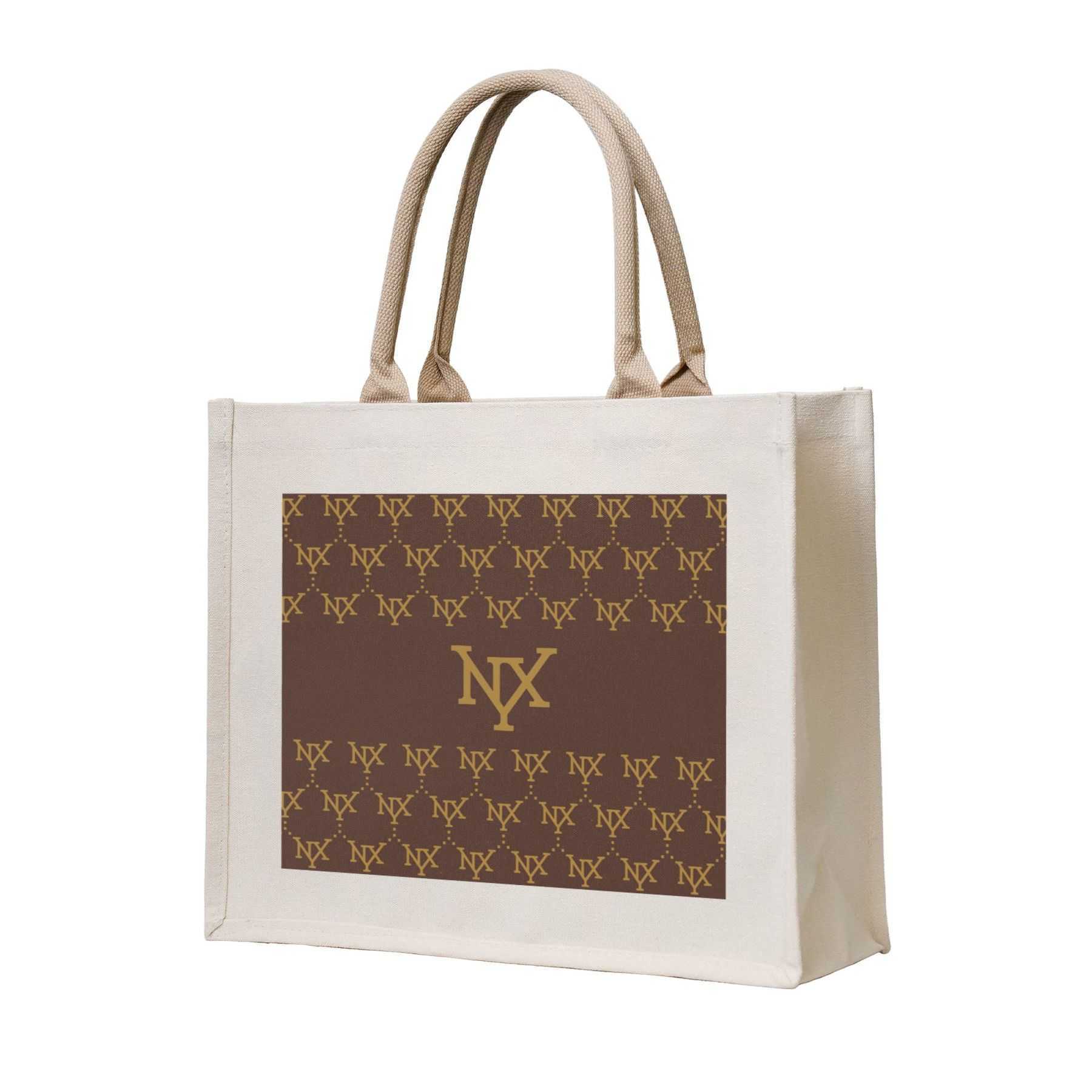 NXY Large Shopping Bags Canvas Carrying Tote Bag Designer Handbags For Women Beach Bag Lady Messenger Bags Purse 250218