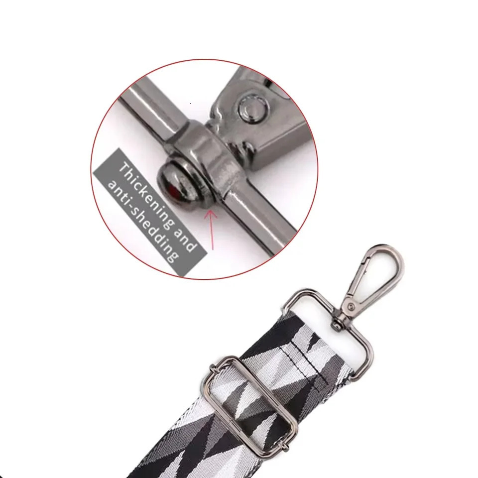 3.8CM Handbag Straps For Crossbody Adjustable Bag Belt For Bag Accessories Handbag Belt Wide Nylon Shoulder Bag Straps 250214